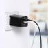 Baseus Travel Charger GaN5 Pro Fast Wall Charger, C+C+U, QC, AFC, PD 65W with Type-C to Type-C (100W) Cable 1m, Black